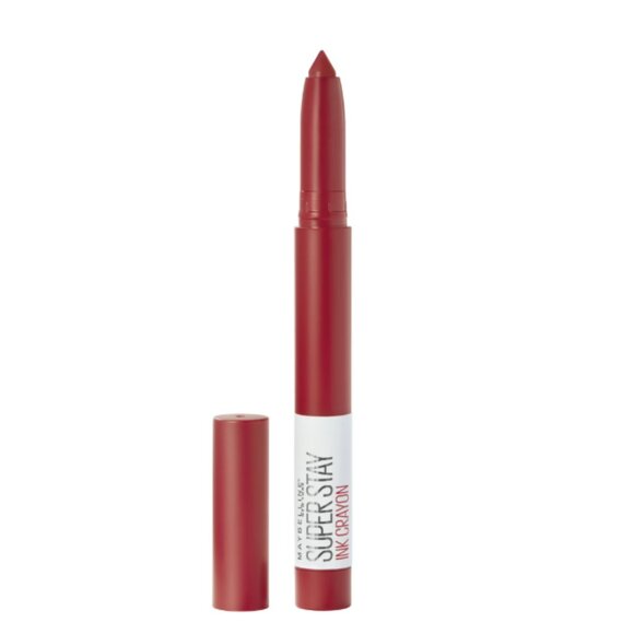 Maybelline Lipstick, Superstay Matte Ink Crayon Red Lipstick 45 Hustle In Heels - Picture 1 of 2